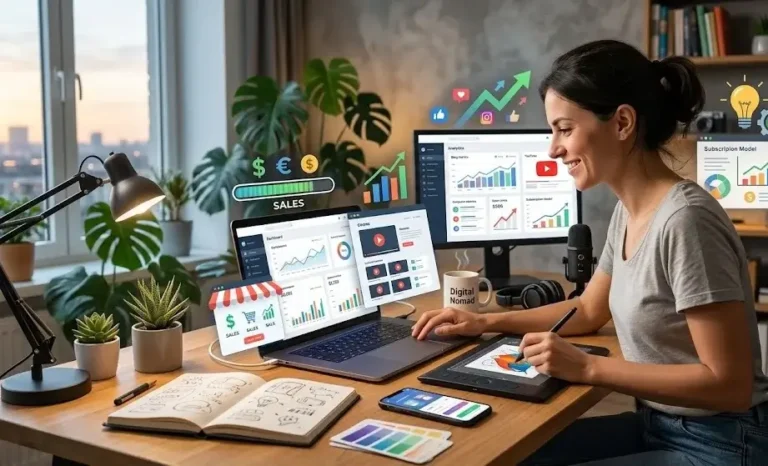 أفضل أفكار المشاريع الرقمية التي تحقق دخلاً مستمرًا